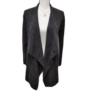 Barefoot Dreams Cozy Chic Ponte Drape Sweater Size S/M